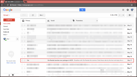 connectez-vous à votre compte Gmail