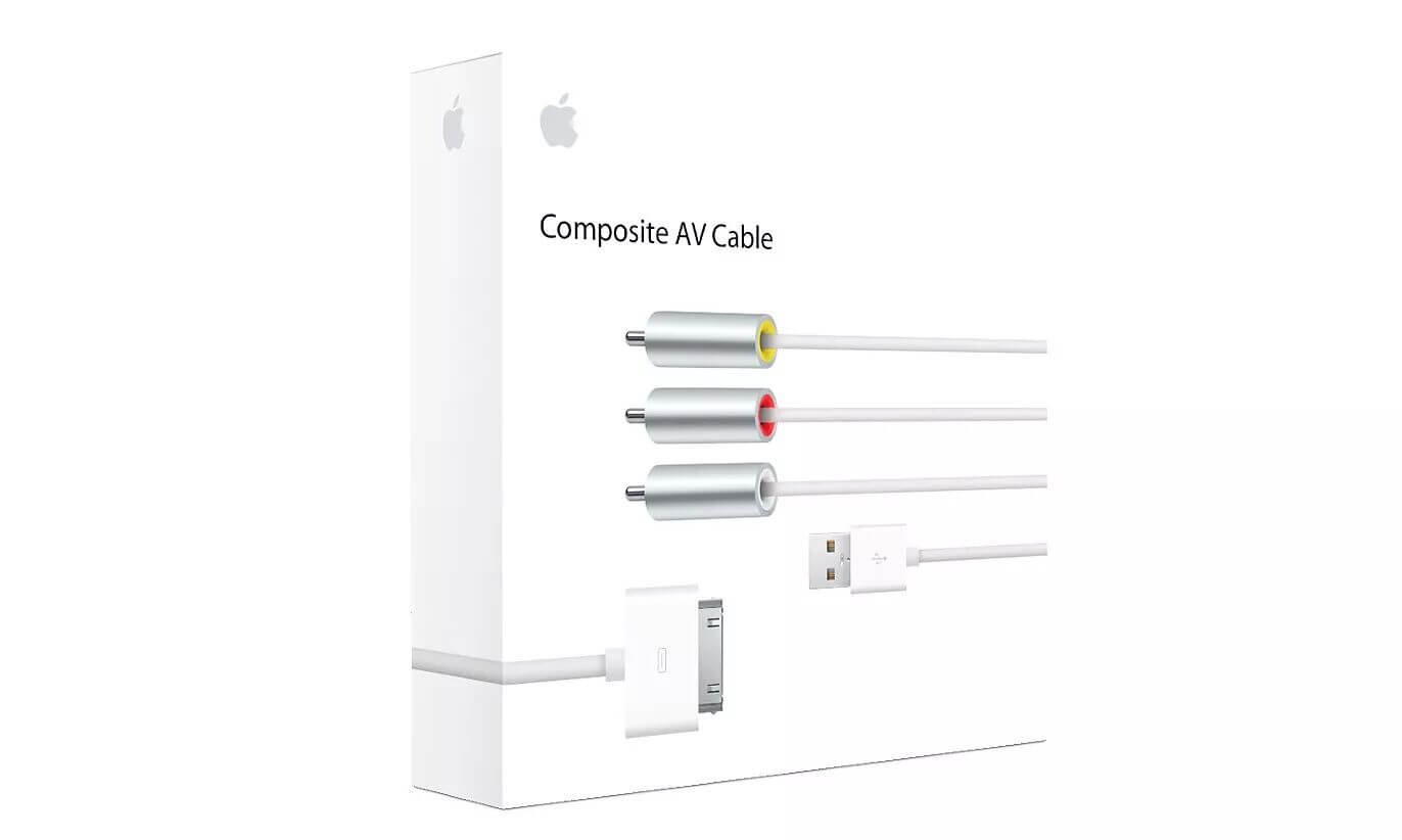 Connecter un iPad en utilisant des câbles composites ou composants