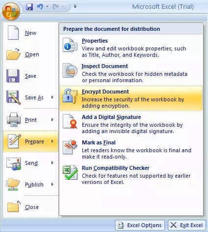 Comment décrypter un fichier Excel 2007 avec un mot de passe ?