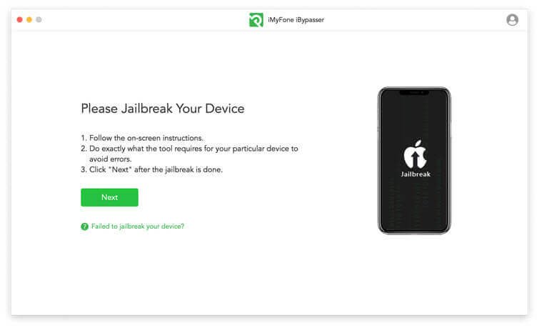 jailbreaker votre appareil iOS pour pouvoir continuer
