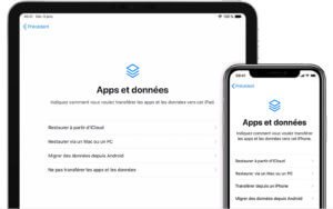 iOS Restaurer à partir d’iCloud