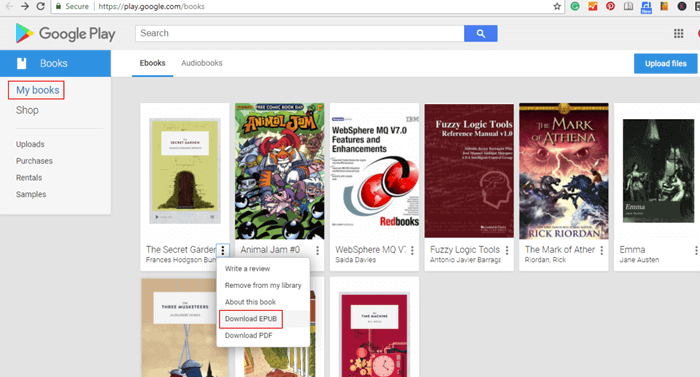 Téléchargez les livres Kobo Google Play