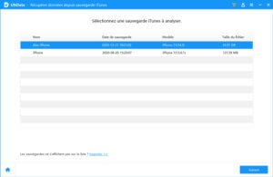 Comment restaurer les données d’un fichier de sauvegarde iTunes ?