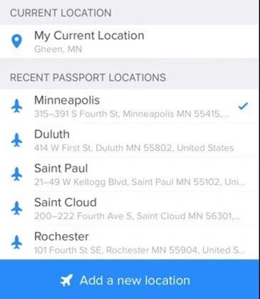Utiliser la fonction Passeport de Tinder pour camoufler la localisation Tinder